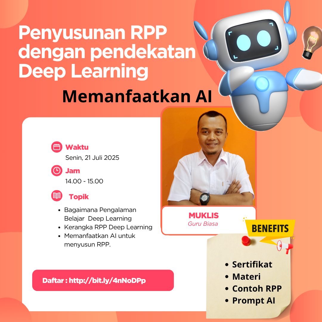 Pemanfatan AI untuk Penyusunan RPP dengan pendekatan Deep Learning.